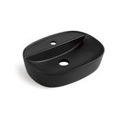 Раковина Staro Furnas Negro Mate 50х38х13.5 накладная черная матовая фарфор С0005271