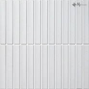 Мозаика PP20145-10 керамика матовая 29.6х29.9 см NSmosaic Porcelain Series чип 20х145 мм, белый