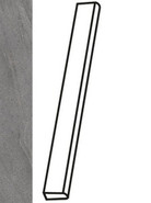 Плинтус Контемпора Карбон 7.2x80 /Contempora Carbon 7.2x80 Battiscopa керамогранит