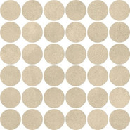 Мозаика Boost Expression Tan Mosaico Circle 32x32 керамогранит Atlas Concorde Italy матовая бежевый AYY4