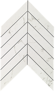 Декор Marvel Carrara Pure Chevron Wall керамический