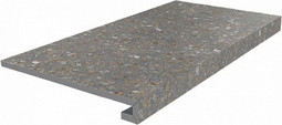 Ступень фронтальная SG632220R/GCF клееная Терраццо Коричневый 33x60x0,9 керамогранит матовая Kerama Marazzi