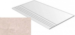 Ступень фронтальная Peldano Delta-R Crema Antideslizante 59.3x59,3 керамогранит антискользящая (grip), матовая