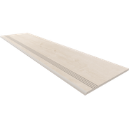 Ступень фронтальная SF01 30x120x10 Неполированная (с насечками) керамогранит 69401