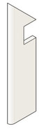 Плинтус Marvel Calacatta Prestigio Battisc. Sag Sx Silk (A54T) 7,2х30 патинированный керамогранит