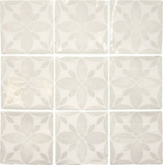 Настенная плитка Mariza White 13x13 глянцевая керамическая