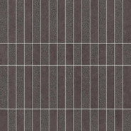 Мозаика 41ZERO42 Mosaic Rug Ebony 30x30 керамогранит матовая, рельефная, коричневый 4101227