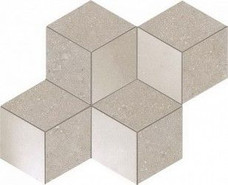 Мозаика Kone Silver Mosaico Esagono AUN3 30x35 керамогранитная м2