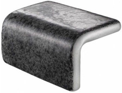 Мозаика Ezarri Corner 16 - B Safe стекло 3х5х2.5 см матовая, антислип чип 50х50 мм, черный