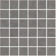 Мозаика Supergres Rayclay Dark Mosaico 30x30 Ass керамогранит антискользящая, матовая, темно-серый RDMS