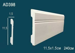 Молдинг Гладкий AD398F (20) гибкий Перфект полиуретан