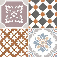Керамогранит Chic Helen Warm 44,5x44,5 Dual Gres матовый напольный DG_CH_HEL_W_DP