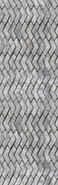 Мозаика HB.WG.CG.NT 295х288х6 Arch Skin матовая, серый