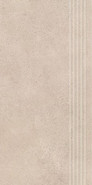 Ступень фронтальная Silkdust Light Beige Stopnica Prosta Nacinana Mat. 29.8x59.8 керамогранит матовая, противоскользящая 5902610550232