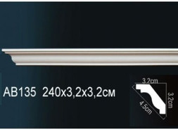 Перфект Карниз потолочный гладкий AB135F