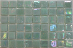 Мозаика Taurus-Lux-44 прокрашенная в массе стекло 32.7х32.7 см перламутровая чип 15х15 мм, голубой
