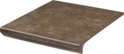 Ступень фронтальная Ilario Brown Простая с Капиносом Mat 30х33 матовая