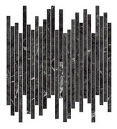 Мозаика Marvel Grigio Intenso Line Lapp (AOU5) 30,5x26 керамогранит