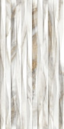 Настенная плитка TWU2550EPH24 рельефная Euphoria 24.9х50 Almaceramica глянцевая керамическая