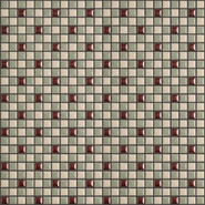 Мозаика Trio002 керамика 30х30 см Appiani Texture матовая чип 12х12 мм, бежевый, зеленый, коричневый