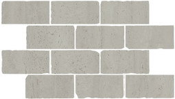 Мозаика BR032 Сан-Марко Мозаичный Серый Светлый матовый обрезной керамогранит 26.5х46.5 см Kerama Marazzi