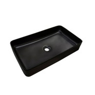 Раковина Staro Fogo Negro mate 60х34.5х11 накладная черная матовая фарфор С0005284