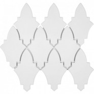 Мозаика KLL-1G (matt) керамика 26.8х22.2 см матовая, белый