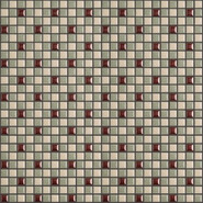 Мозаика Trio002 керамика 30х30 см Appiani Texture матовая чип 12х12 мм, бежевый, зеленый, коричневый