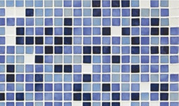 Мозаика Azul - часть 5 2.5x2.5 стекло 31.3х49.5