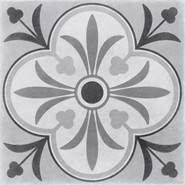 Декор Motley Крупный Узор, серый (C-MO4A093D) 29,8х29,8 матовый керамогранит