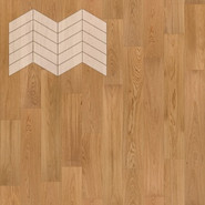 Паркетная доска Lab Arte Chevron Дуб Натур Кольт лак французская елка 400/337х110х14/3/60°