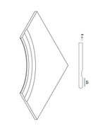 Блэк бортик 60x60 С Выемкой Угловой Закруглённый 30 Black Bor.60x60 Svasato Ang. Round 30 60x60 матовый