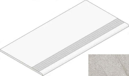 Ступень фронтальная K-2081/MR/st01/294x1200x10 керамогранит матовая Kerranova Gradient