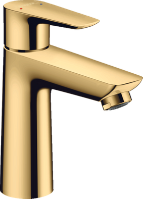 Смеситель Hansgrohe Talis E для раковины 110 мм с донным клапаном (золото)