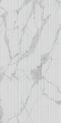 Настенная плитка Blanc Invisible Code Ductile 60x120 Living Ceramics матовая рельефная керамическая LV10067