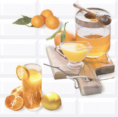 Панно Vogue Citrus 1 Azori 40.2x40.5 глянцевое керамическое