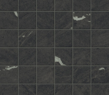 Мозаика Atlas Concorde Forte dei Marmi Rock Venaria Black Mosaic 30x30 керамогранит матовая черный 610110001310