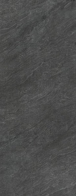 Керамогранит Pietra di Cardoso Nero Fiammato 5+ 120x300 Laminam In-Side матовый, рельефный (рустикальный) универсальная плитка LAMF009449