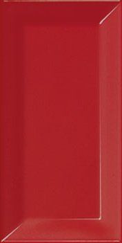 Настенная плитка Bissel 7,5x15 Rosso глянцевая керамическая фото Настенная плитка Bissel 7,5x15 Rosso глянцевая керамическая