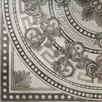 Декор Roseton Noor Pearl 60x60 полированный керамогранит