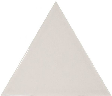 Настенная плитка Triangolo Light Grey 10.8х12.4 глянцевая керамическая