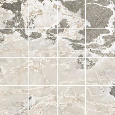 Мозаика Onyx and More White Blend Satin 6 mm Mos 30х30 см керамогранит Casa Dolce Casa сатинированная чип 75х75 мм, белый, серый 767783 фото Мозаика Onyx and More White Blend Satin 6 mm Mos 30х30 см керамогранит Casa Dolce Casa сатинированная чип 75х75 мм, белый, серый 767783