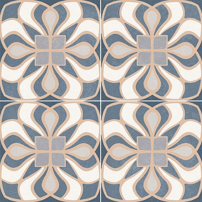 Керамогранит Epoque Blue 44,5x44,5 Dual Gres матовый напольный DG_TE_EDP_BL_DP