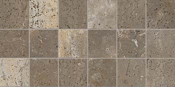 Мозаика Mk.Trex1530TOrm_10 mm 15х30 керамогранит матовая, коричневый