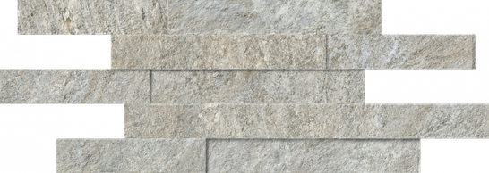 Мозаика Italon Magma Silver Brick 3d керамогранит 28х78 см матовая серый 620110000251