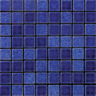 Мозаика Anthologhia Agapanto керамика 30х30 см Appiani полуглянцевая чип 25х25 мм, синий MOS 7024
