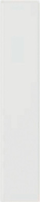 Настенная плитка Plinto White Matt 10.7х54.2 DNA Tiles матовая керамическая 78803282