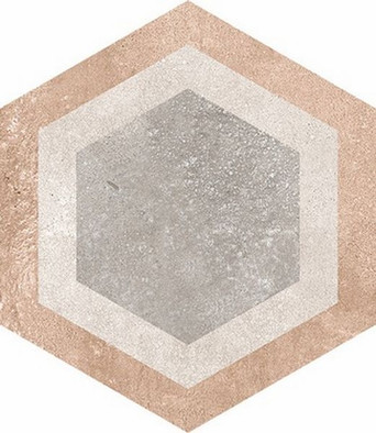 Керамогранит Hexagono Bushmills Multicolor 26.6x23 Vives Rift матовый универсальная плитка 24950