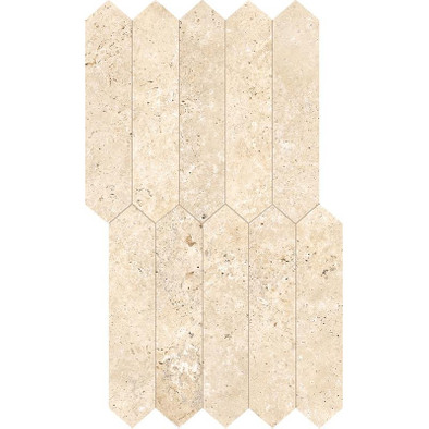 Мозаика Supergres Astrum Ivory Cross Cut Muretto 30.5х53.8 керамогранит матовая бежевый TB60