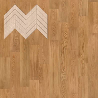 Паркетная доска Lab Arte Chevron Дуб Рустик Кольт лак французская елка 600/490х110х14/3/45°